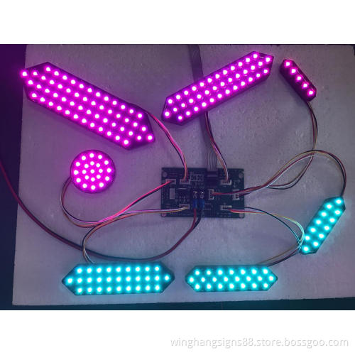 Multi color Led 7 segment